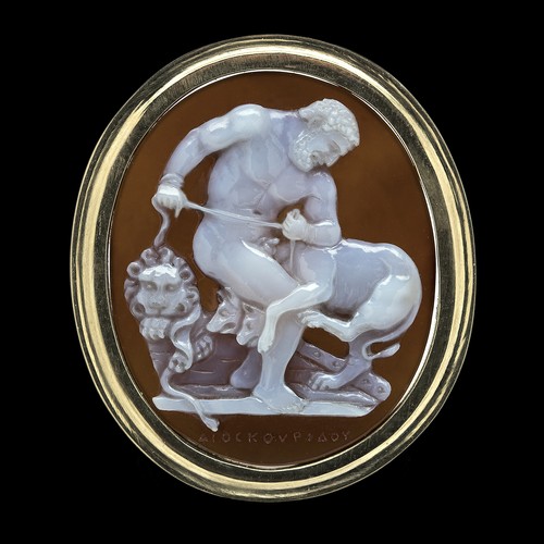 Herakles bezwingt Kerberos