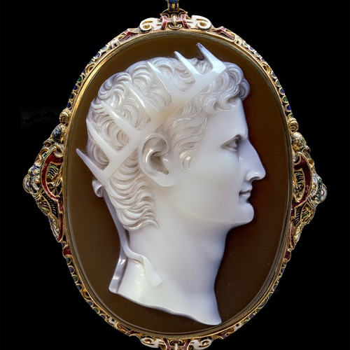 Porträt des Kaiser Augustus mit Strahlenkrone
