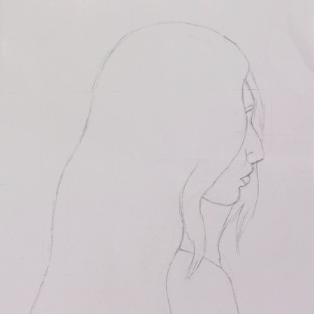 Julia Kalus, Untitled, 21 x 27,5 cm, Bleistift auf Papier, 2025.