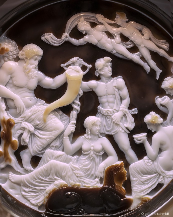 Ausschnitt der Vorderseite der Tazza Farnese