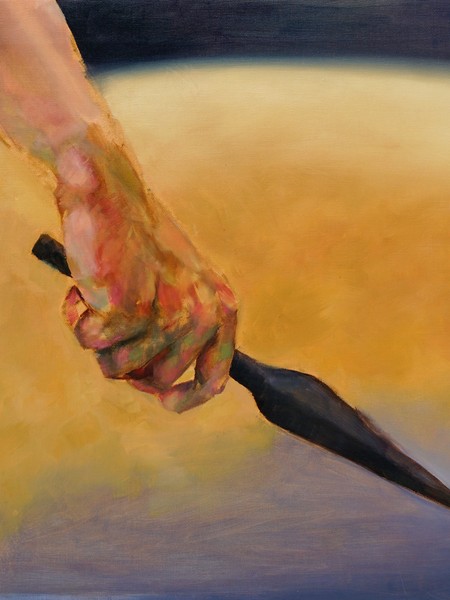 Nele Hülsmann, Untitled, 60 x 60 cm, Öl auf Leinwand, 2025.