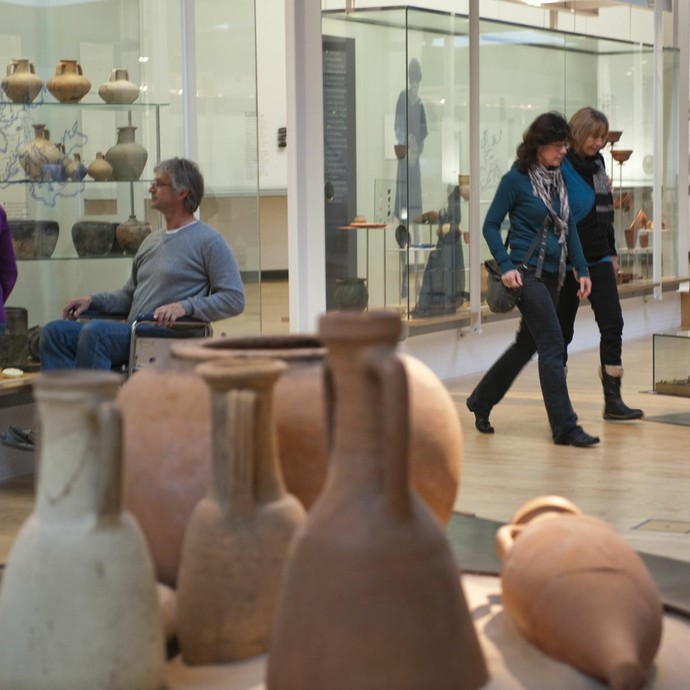 Barrierefreiheit wird im LWL-Römermuseum großgeschrieben. (vergrößerte Bildansicht wird geöffnet)