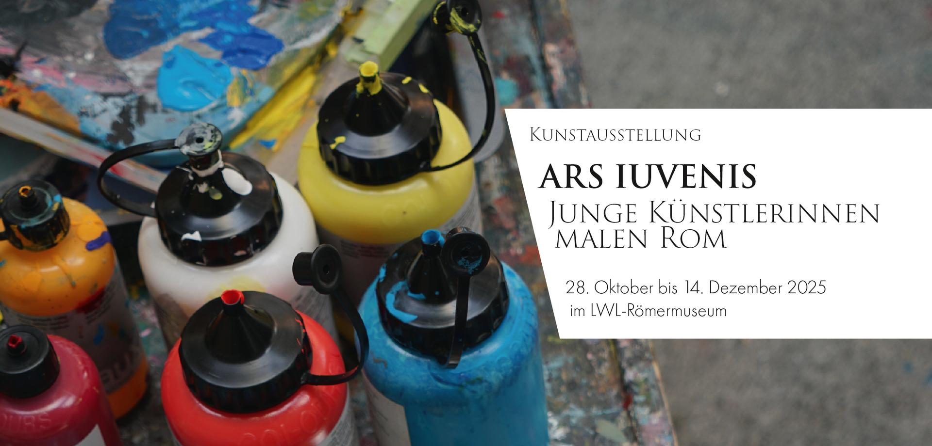 Titelbild: Ars Iuvenis, Junge Künstlerinnen malen Rom