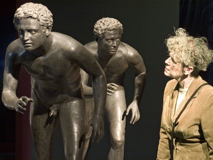 Läufer aus Bronze, Neapel (vergrößerte Bildansicht wird geöffnet)