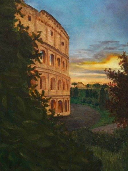 Nele Hülsmann, Untitled, 60 x 60 cm, Öl auf Leinwand, 2025.