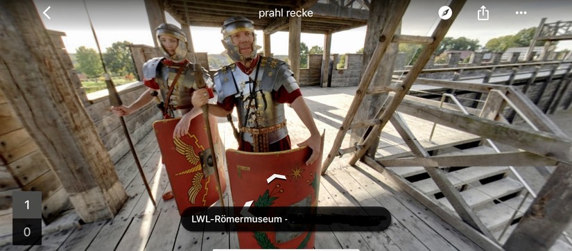 Virtuelle Tour durch die Römerbaustelle Aliso