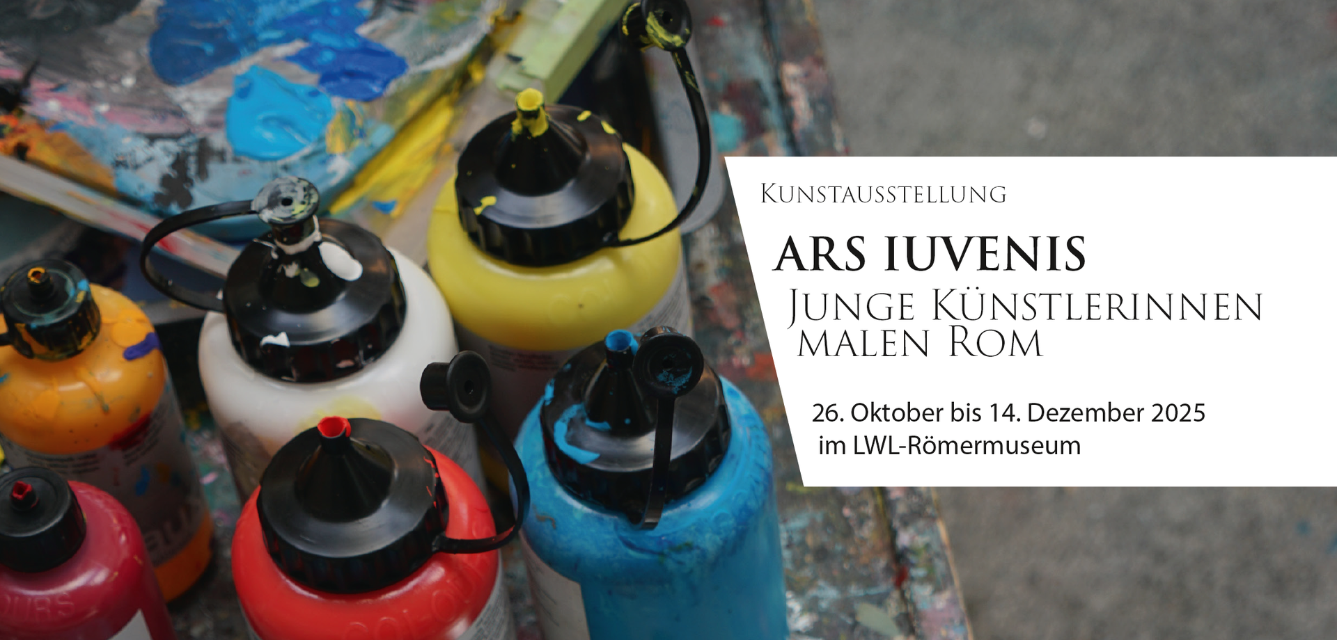 Titelbild: Ars Iuvenis, Junge Künstlerinnen malen Rom